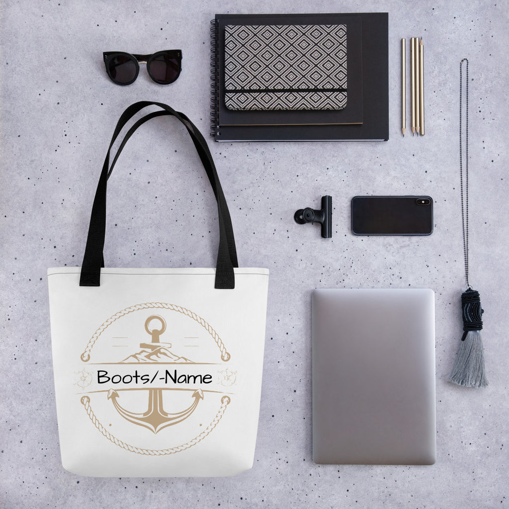 Maritime personalisierte Tasche mit Anker-Motiv