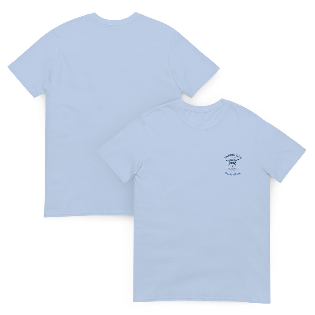 Personalisiertes Skipper-Shirt Damen | Maritimes T-Shirt mit Namen für Seglerinnen