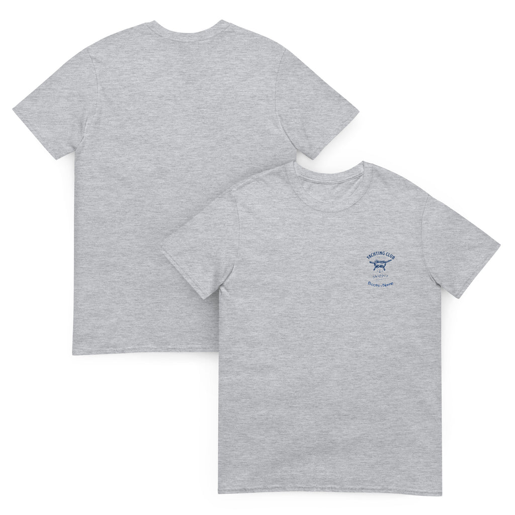 Personalisiertes Skipper-Shirt Damen | Maritimes T-Shirt mit Namen für Seglerinnen