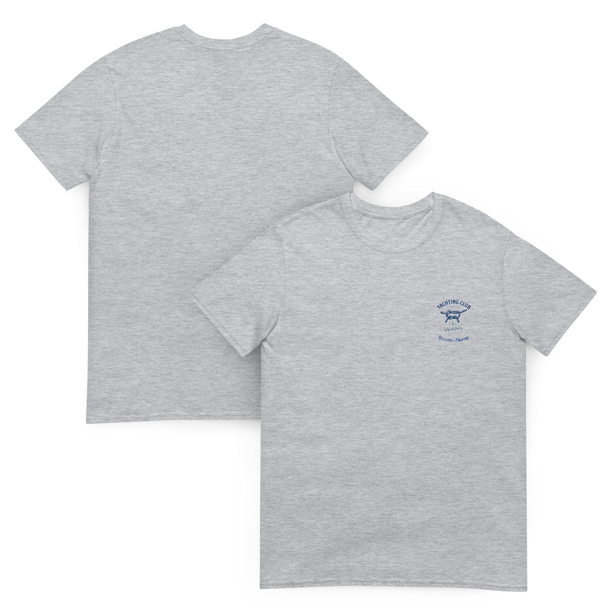Personalisiertes Skipper-Shirt Damen | Maritimes T-Shirt mit Namen für Seglerinnen