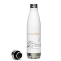Personalisierte Edelstahl-Trinkflasche Motoryacht | 500ml Thermoflasche für Bootsfahrer
