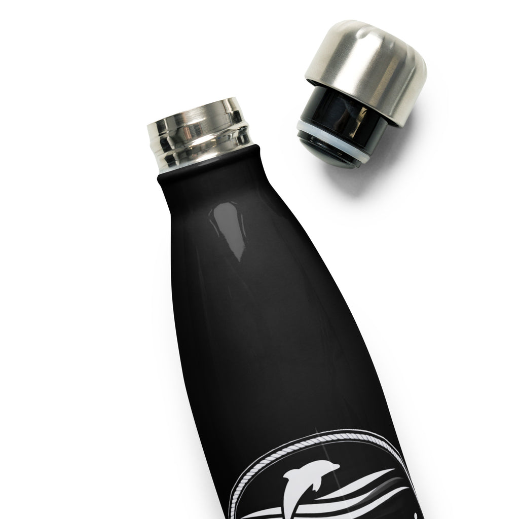 Edelstahl-Trinkflasche MelMaris-Logo schwarz 500ml |