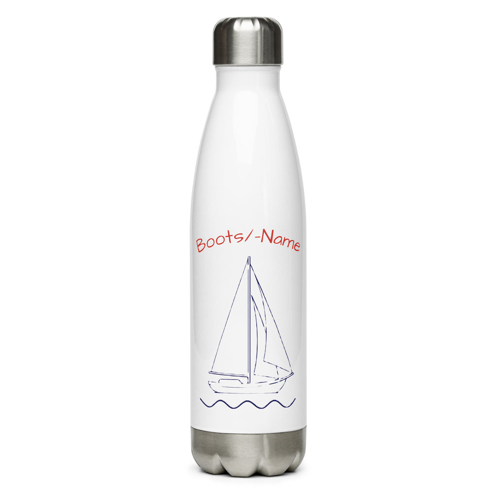 Personalisierte Trinkflasche Segelboot Edelstahl 500ml | MelMaris