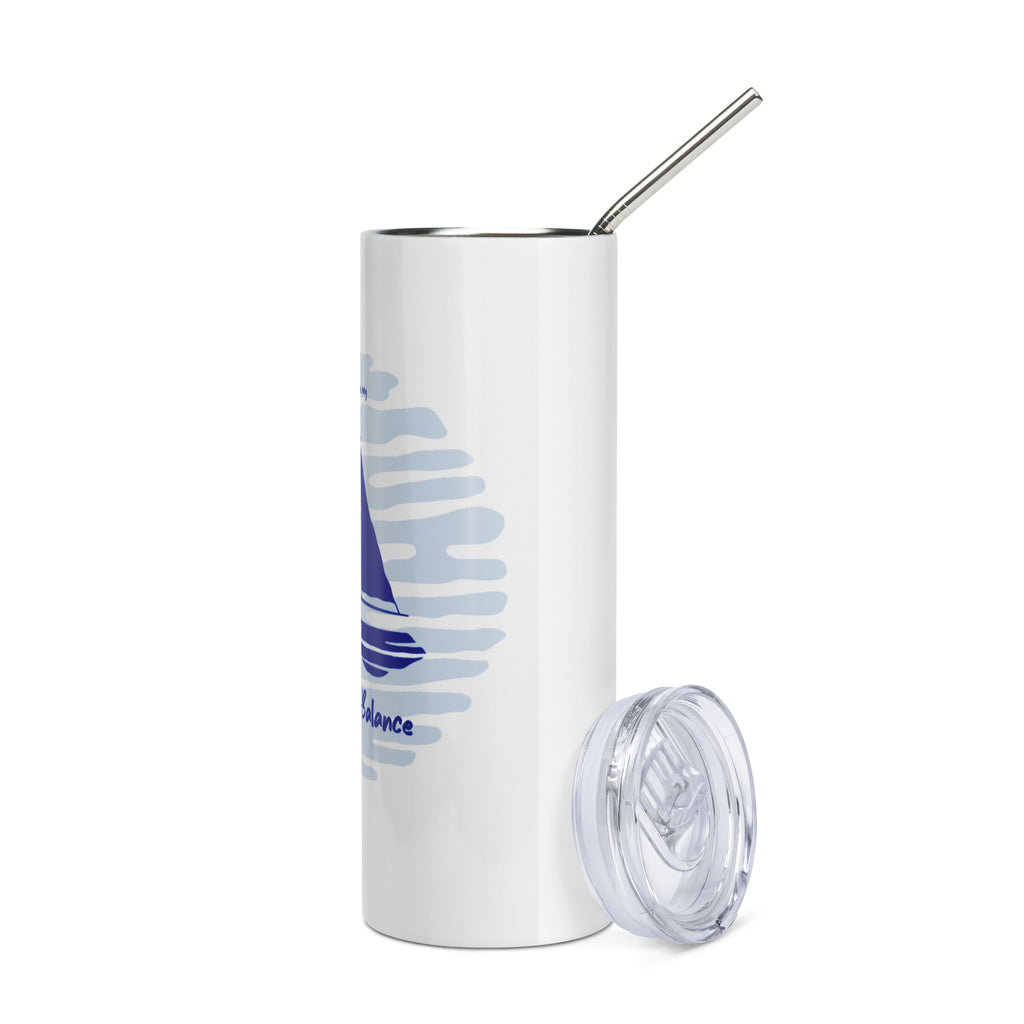 Edelstahlbecher Work-Sail Balance – Lustiges Segler-Geschenk 