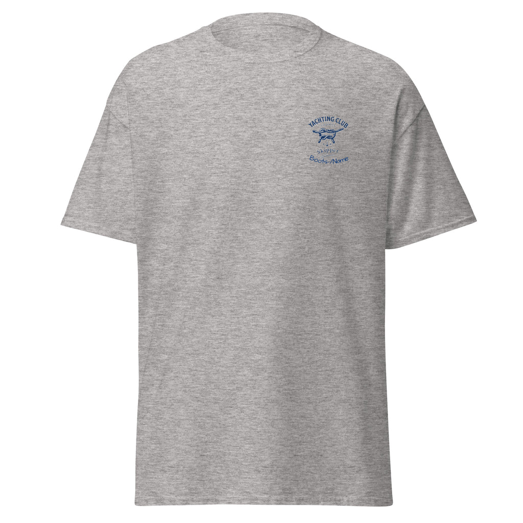 Personalisiertes Skipper-Shirt Herren maritim mit Namen | MelMaris