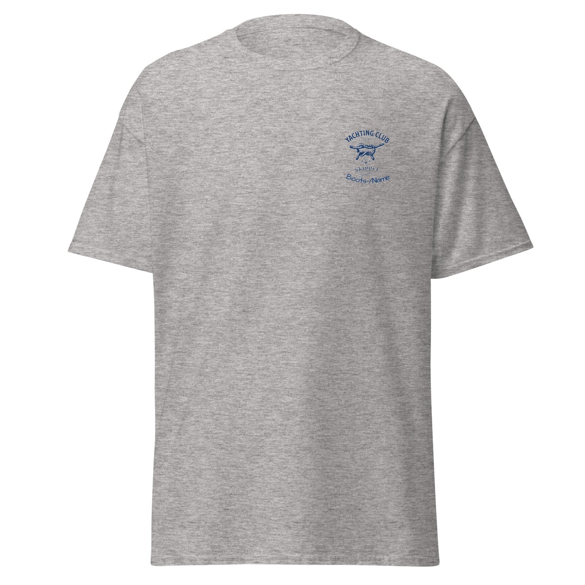 Personalisiertes Skipper-Shirt Herren maritim mit Namen | MelMaris