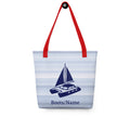 Tasche Katamaran personalisiert mit Namen – Segler-Geschenk