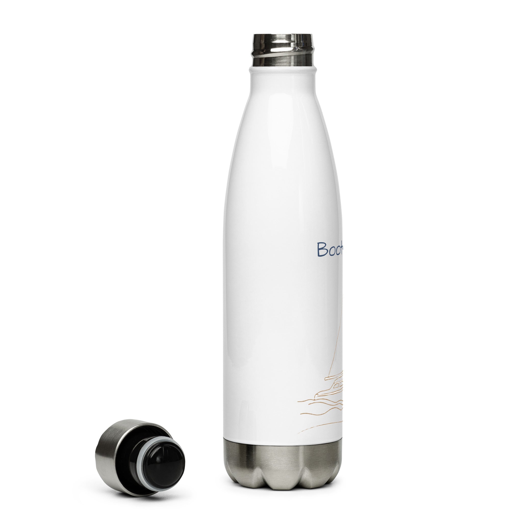 Personalisierte Trinkflasche Katamaran Edelstahl 500ml | MelMaris