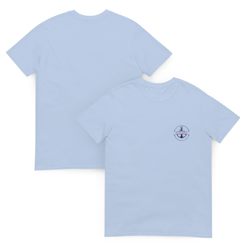 Maritimes personalisiertes Crew-Shirt mit Anker-Motiv