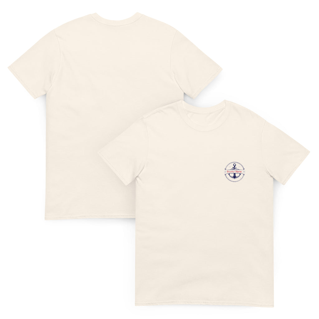 Maritimes personalisiertes Crew-Shirt mit Anker-Motiv