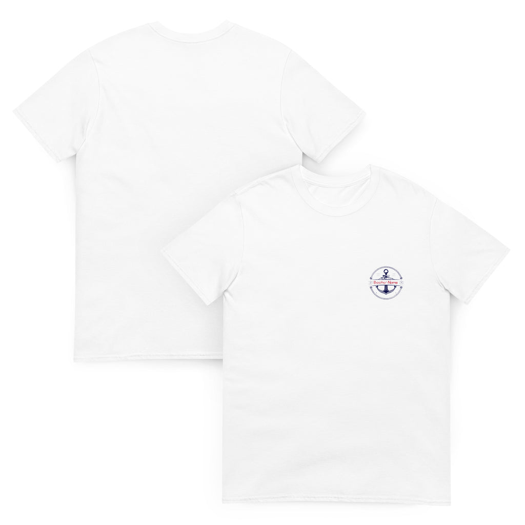 Maritimes personalisiertes Crew-Shirt mit Anker-Motiv