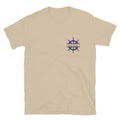 Personalisiertes Crew T-Shirt Steuerrad Damen mit Namen | MelMaris