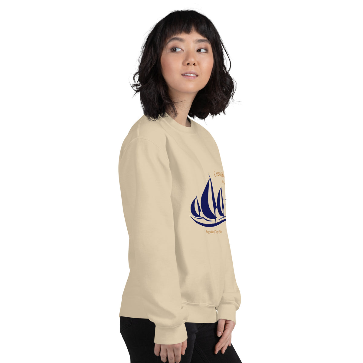 Nautischer personalisierter Crew Pullover für Regatta/ Cup mit Namen
