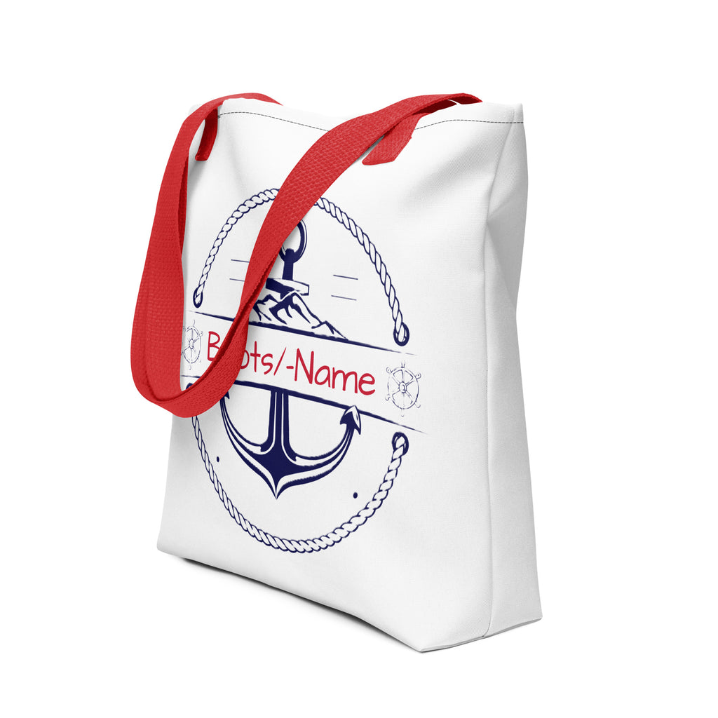 Tasche Anker personalisiert mit Namen – Maritimes Segler-Geschenk