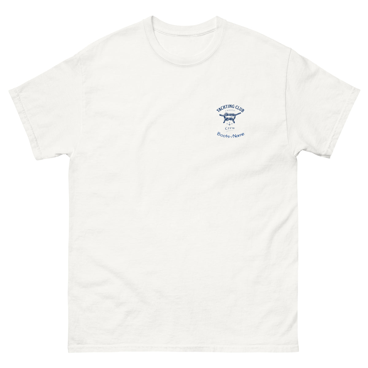 Personalisiertes Crew-Shirt Herren maritim mit Namen | MelMaris