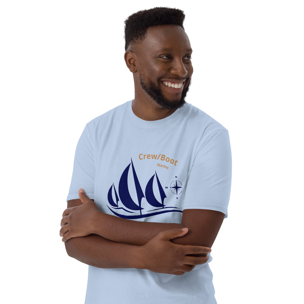 Nautisches personalisiertes Regatta Cup Crew T-Shirt