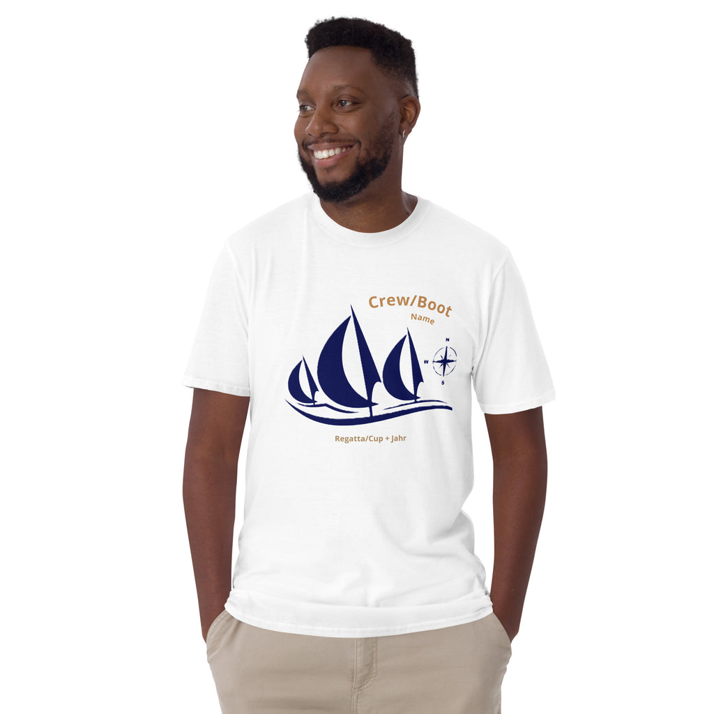 Nautisches personalisiertes Regatta Cup Crew T-Shirt