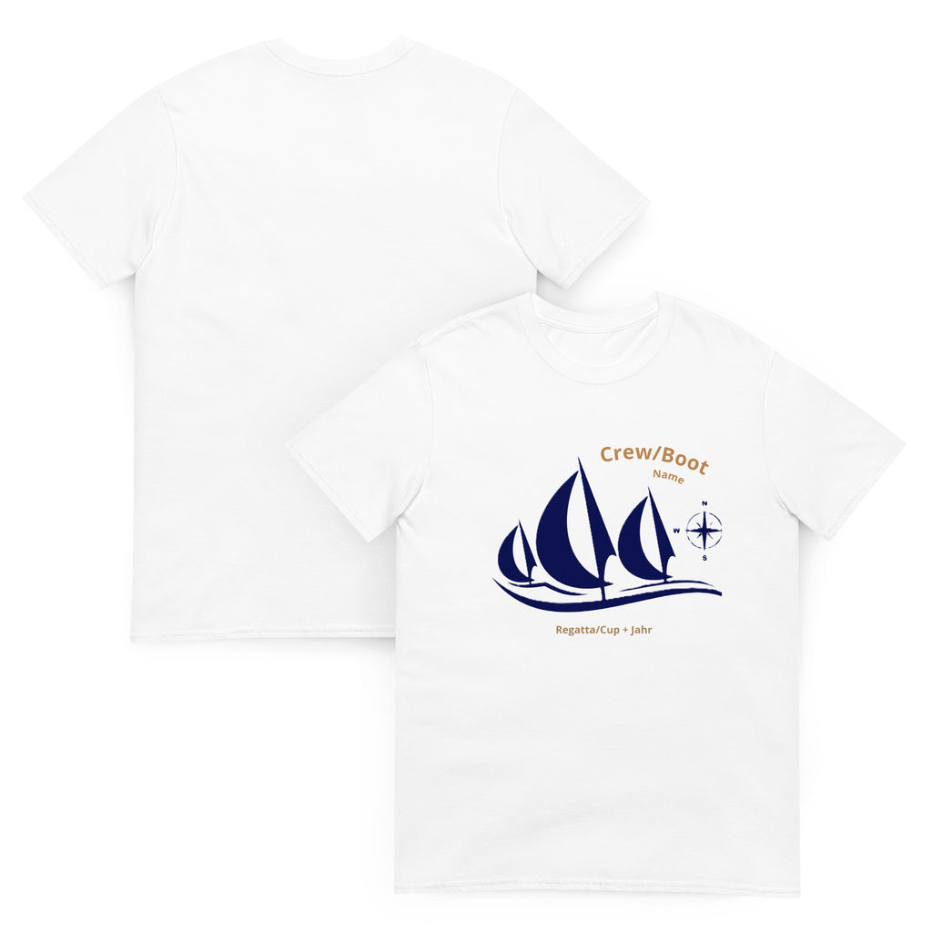 Nautisches personalisiertes Regatta Cup Crew T-Shirt