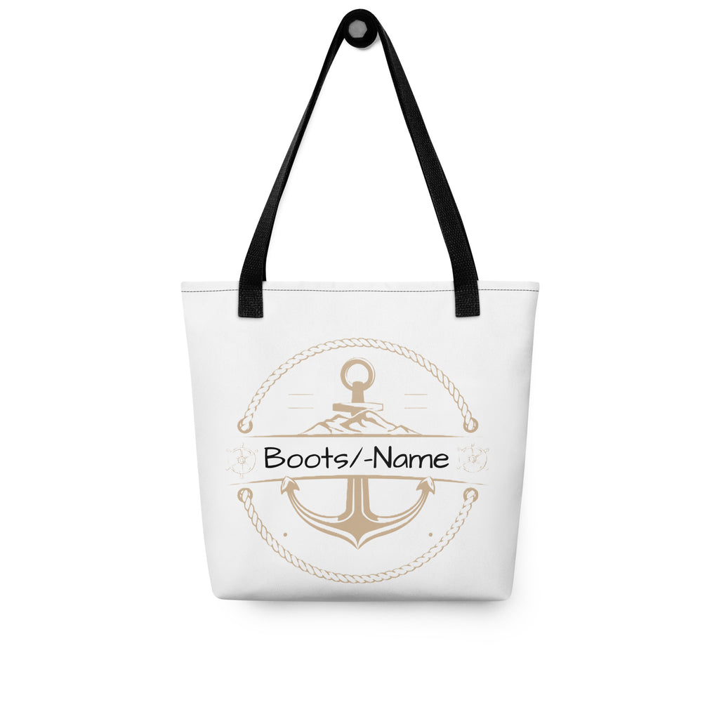 Tasche Anker personalisiert – Maritimes Geschenk für SeglerBootsnamen.
