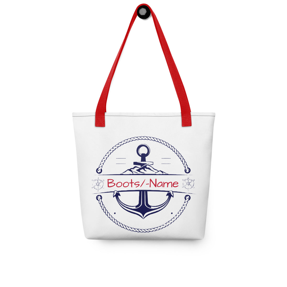 Tasche Anker personalisiert mit Namen – Maritimes Segler-Geschenk