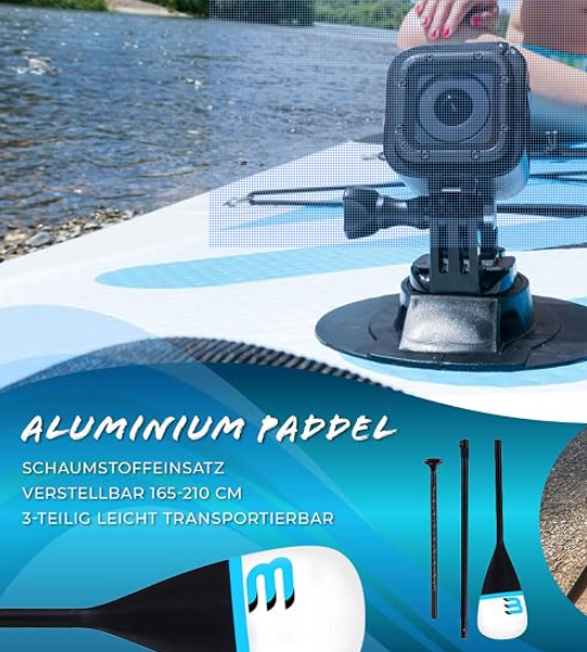 SUP Stand Up Paddle Board | Aufblasbar mit Rucksack & Garantie
