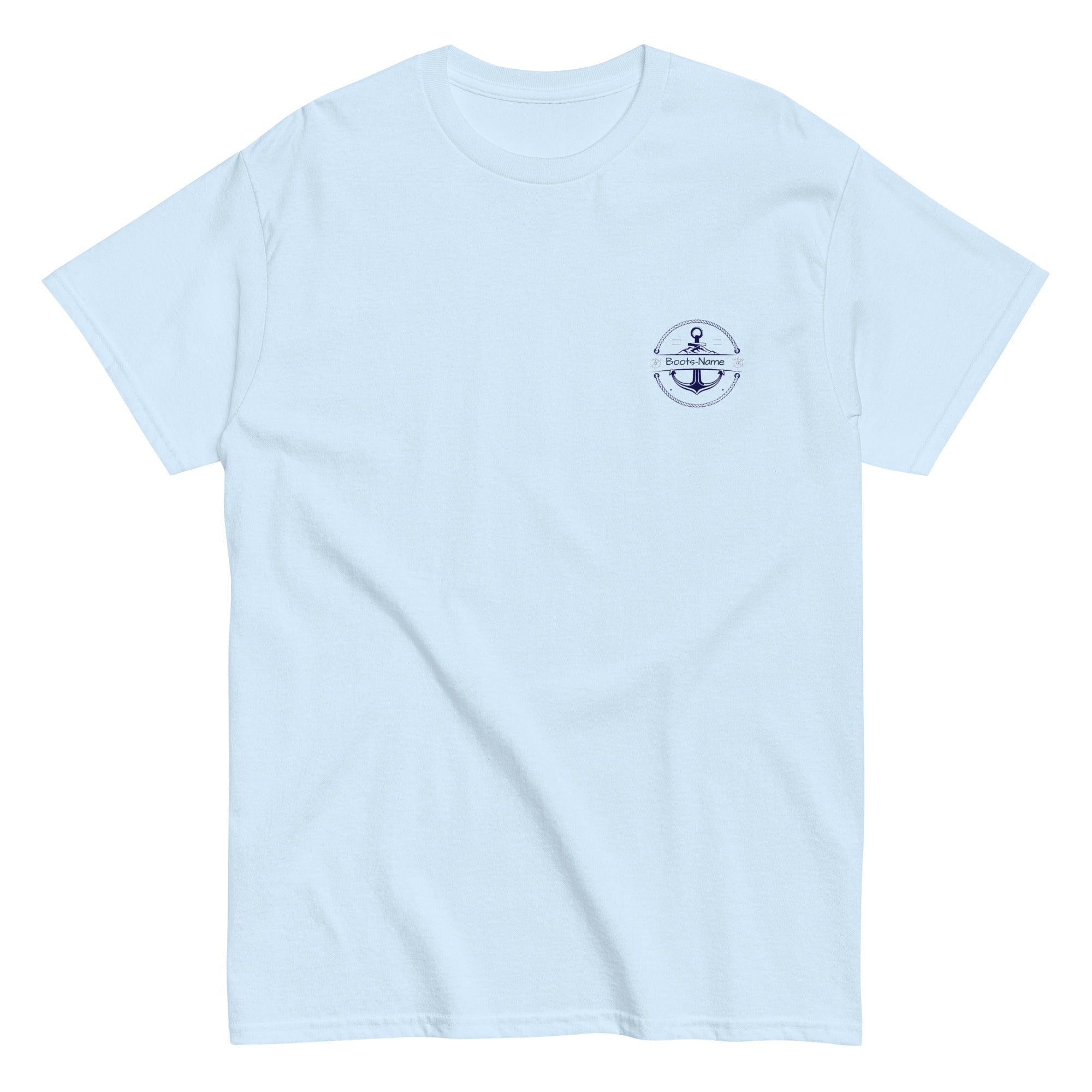 Personalisiertes Crew T-Shirt Steuerrad Damen mit Namen | MelMaris