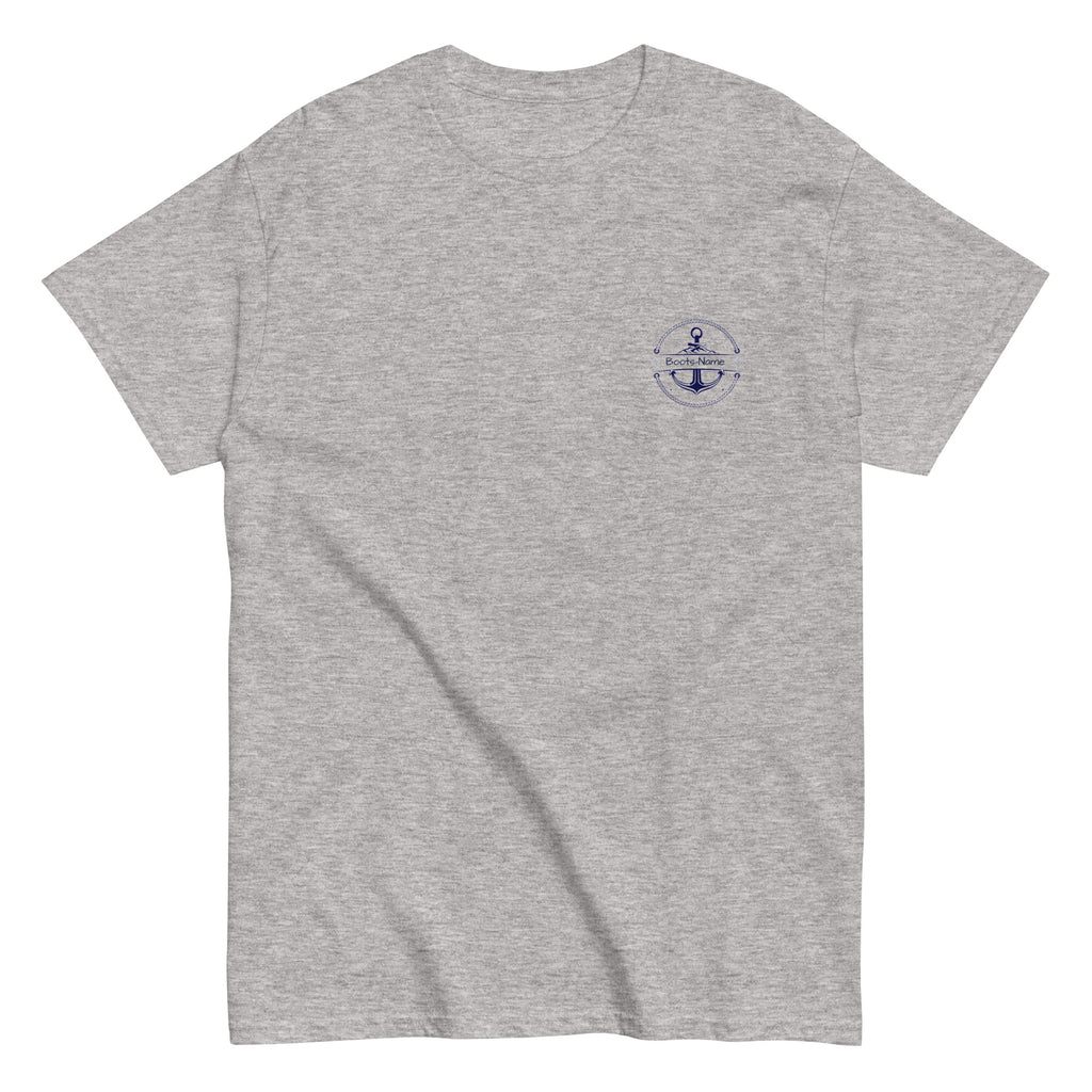 Personalisiertes Crew T-Shirt Steuerrad Damen mit Namen | MelMaris