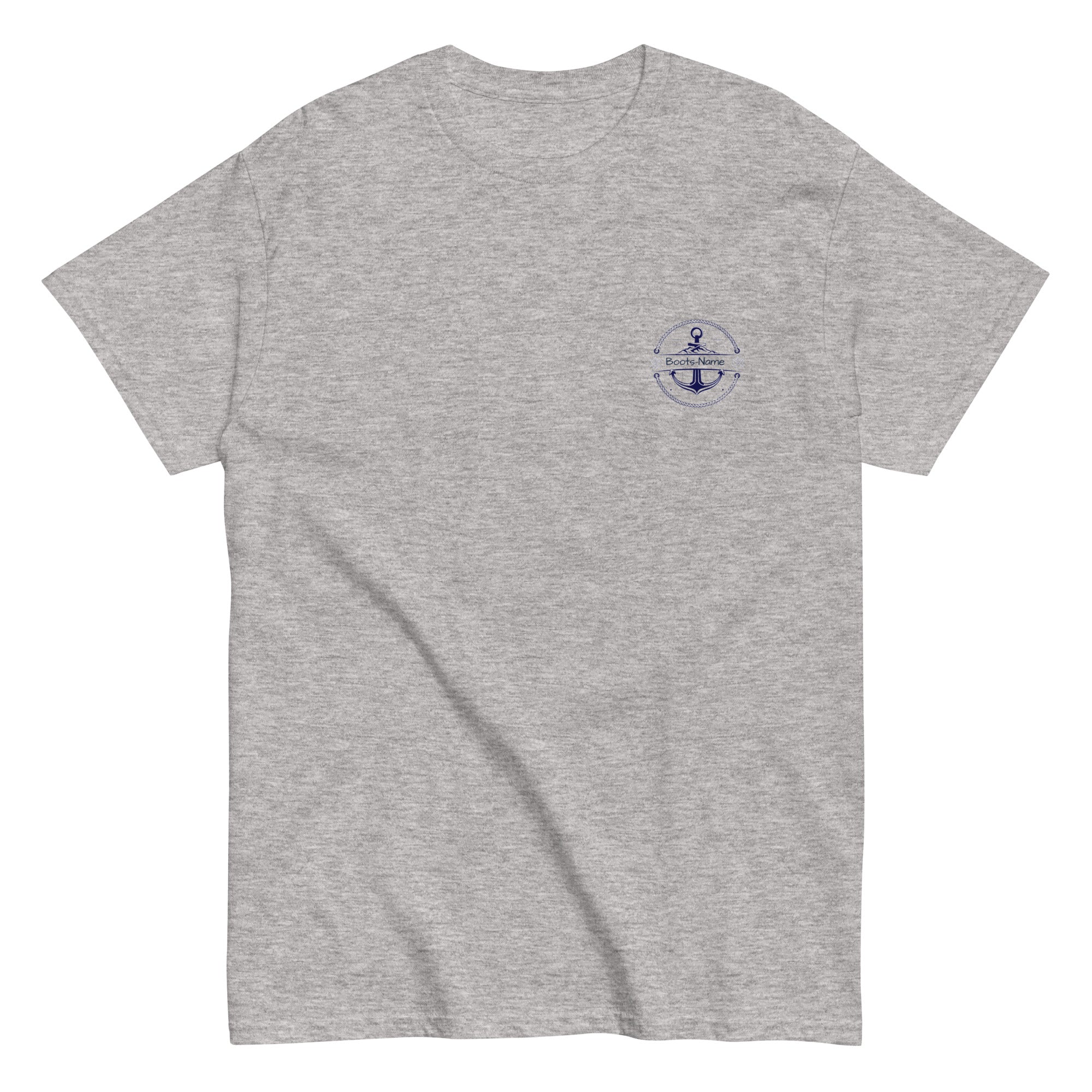 Personalisiertes Crew T-Shirt Steuerrad Damen mit Namen | MelMaris