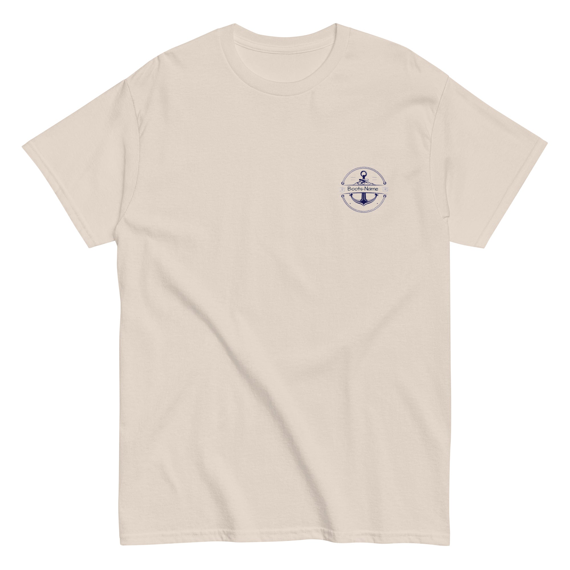 Personalisiertes Crew T-Shirt Steuerrad Damen mit Namen | MelMaris