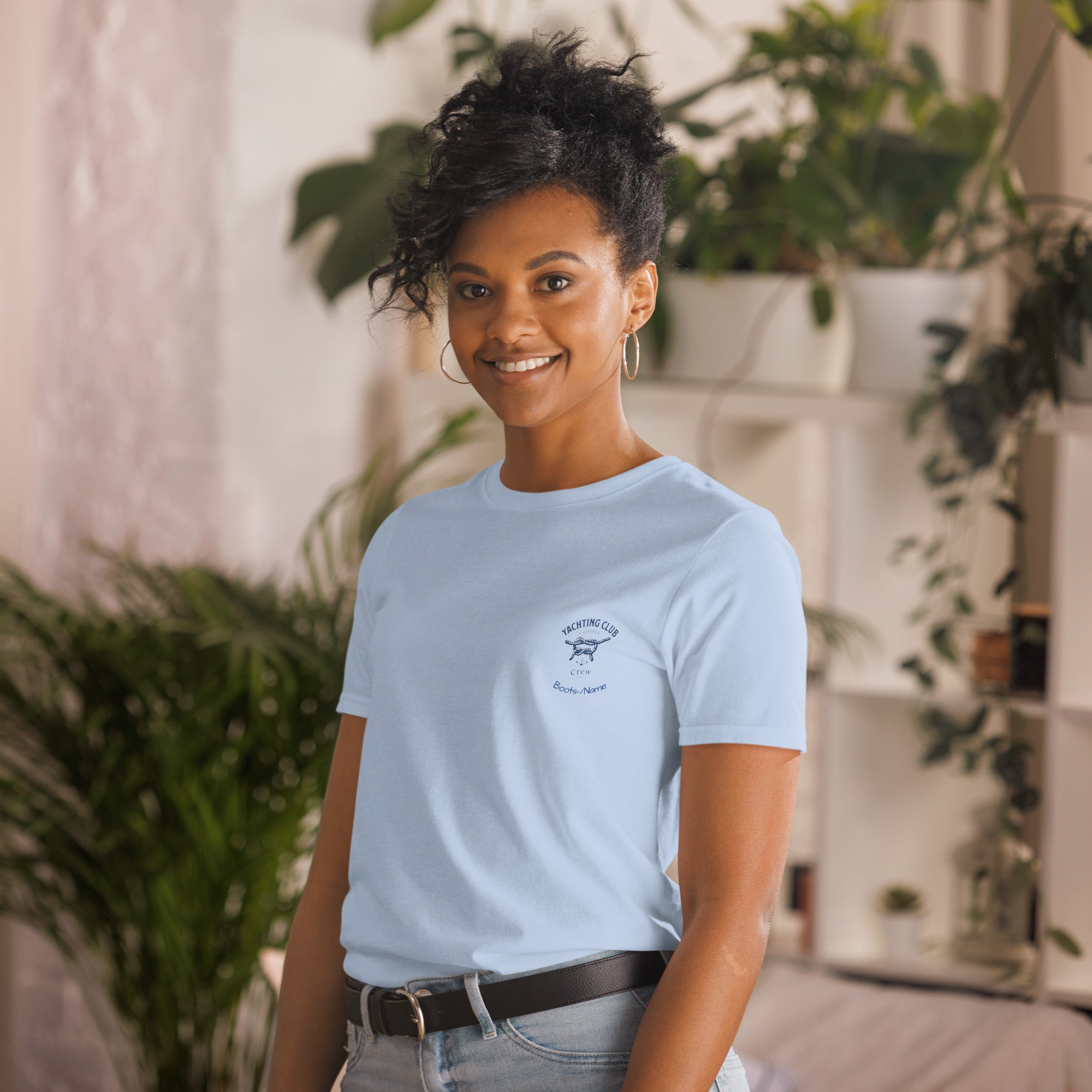 Personalisiertes Crew-Shirt Damen maritim mit Namen | MelMaris