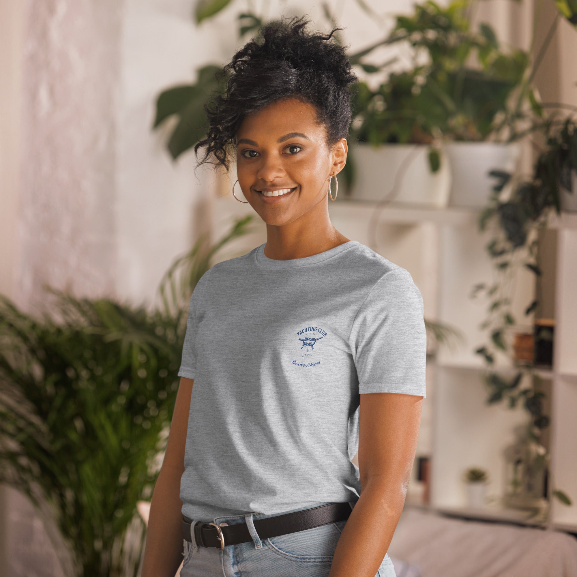 Personalisiertes Crew-Shirt Damen maritim mit Namen | MelMaris