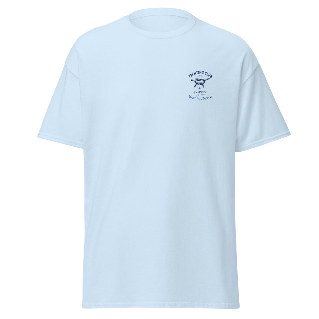 Personalisiertes Skipper-Shirt Herren maritim mit Namen | MelMaris